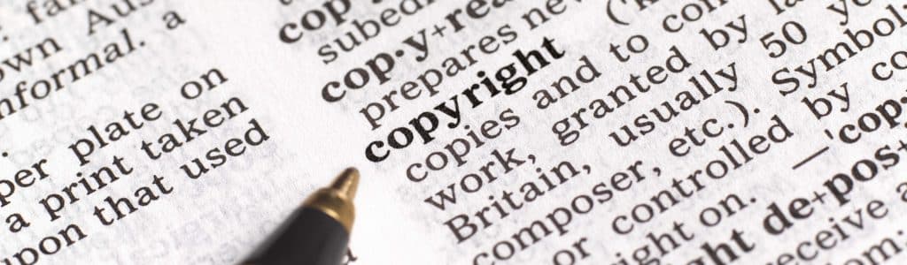 Copyright in dictionary